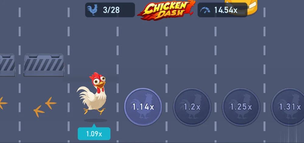 Chicken Dash jogo demo