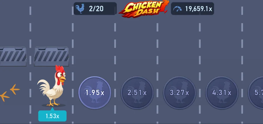 Chicken Dash jogo