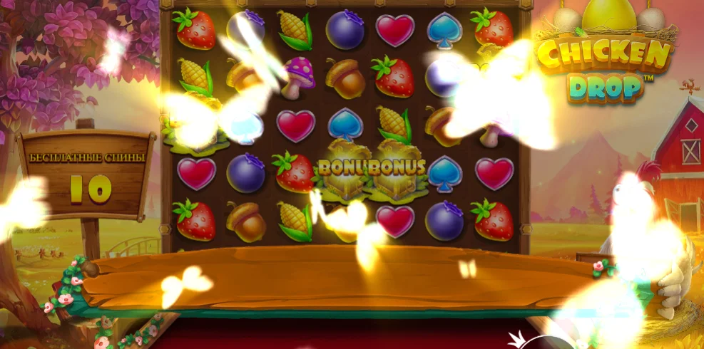 Chicken Drop casino jogo