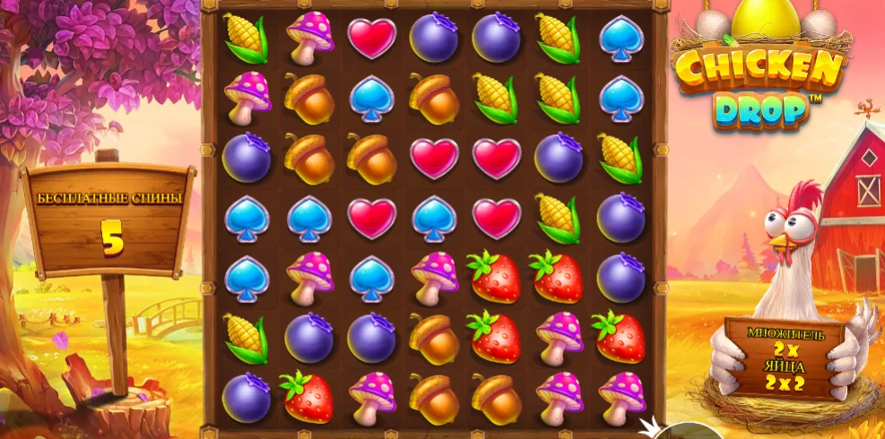 Chicken Drop jogo demo