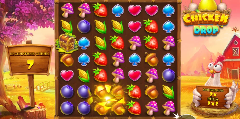 Chicken Drop jogo