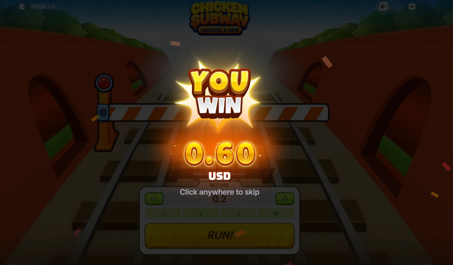 Chicken Subway jogo demo