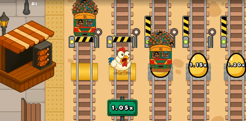 Chicken Train jogo casino