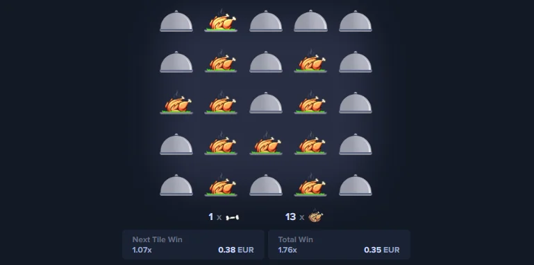 MyStake Chicken jogo demo